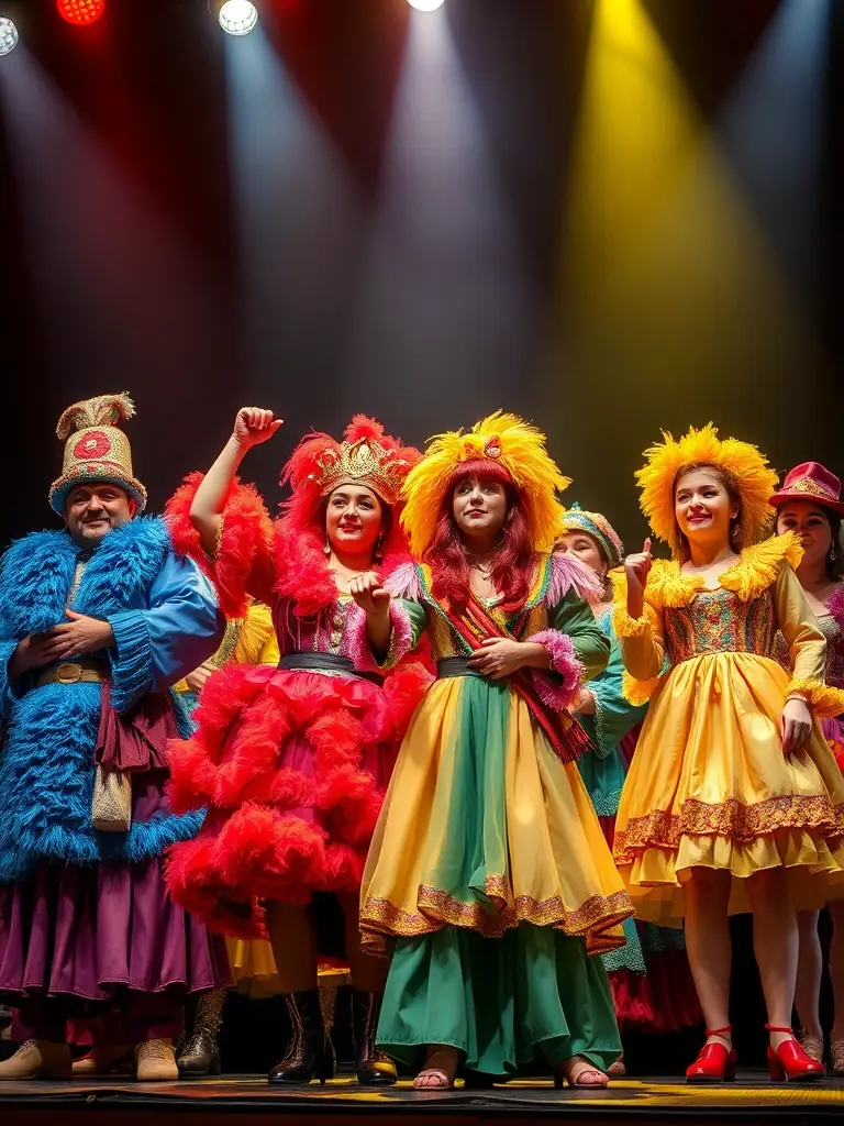 A scene from a community theater performance organized by AMICALE LAIQUE SAINTES, showcasing local talent and promoting cultural appreciation.