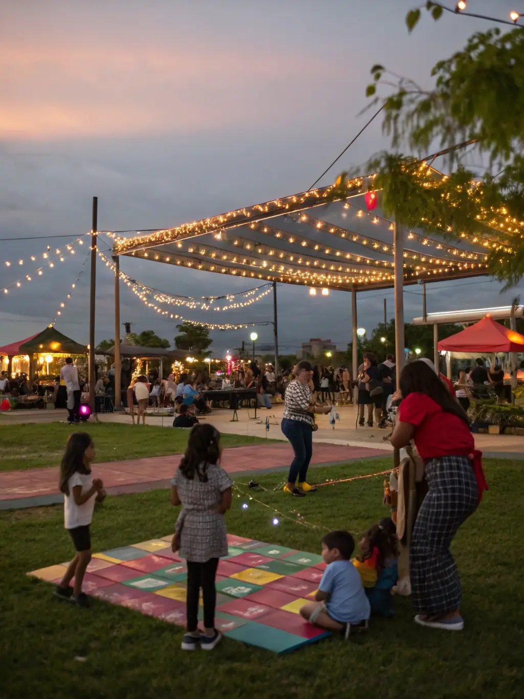 A vibrant community event organized by AMICALE LAIQUE SAINTES, showcasing community life and engagement.